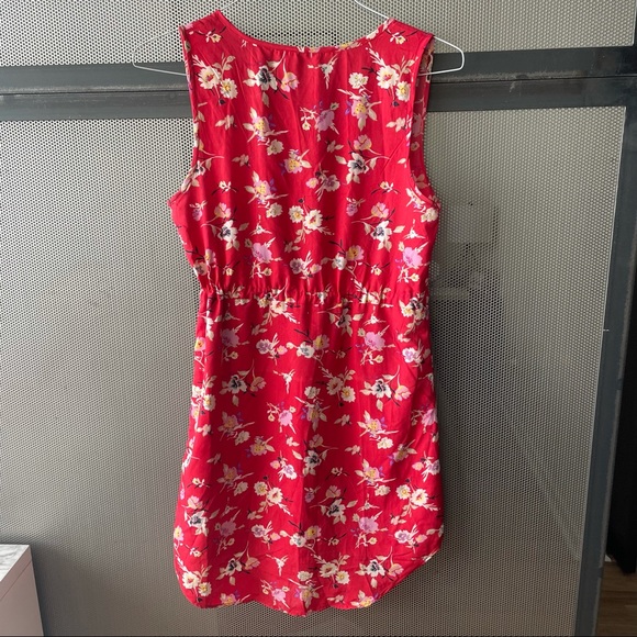 SIMON’S Coral & Floral Dress - Picture 2 of 3
